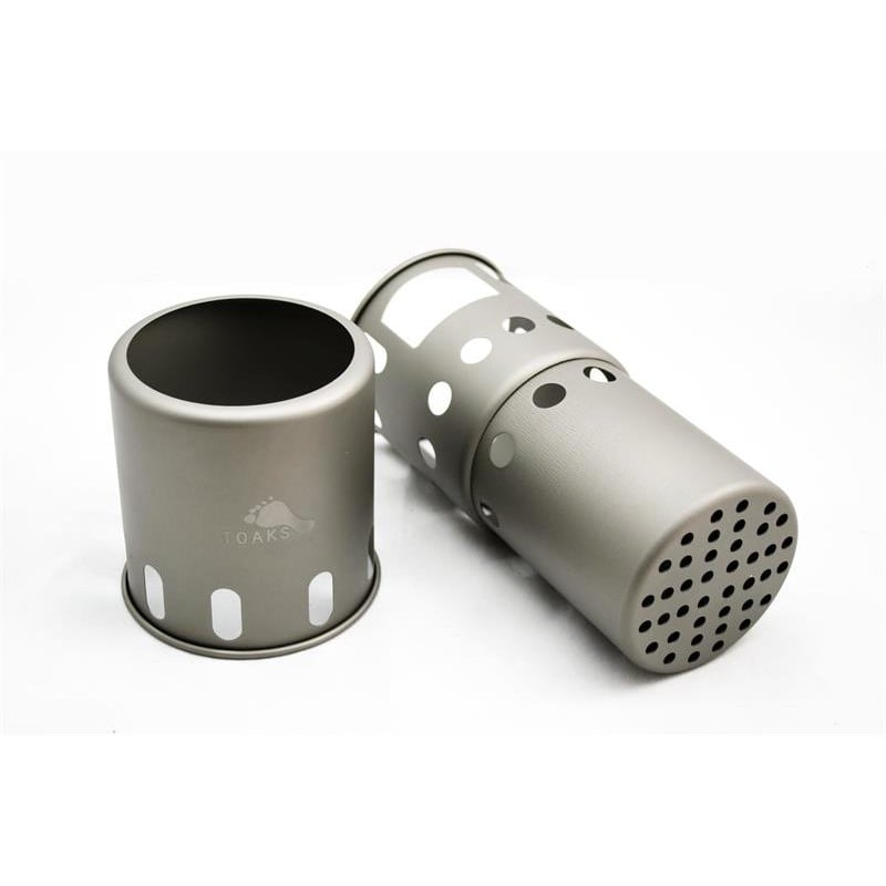 Toaks Titanium Backpacking Wood Burning Stove (Small) - Toaks Titanium Backpacking WooD Burning Stove Small